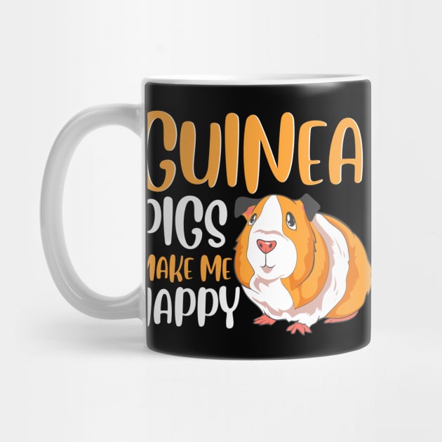Guinea Pigs Make Me Happy Adorable Pet Guinea Pig by theperfectpresents